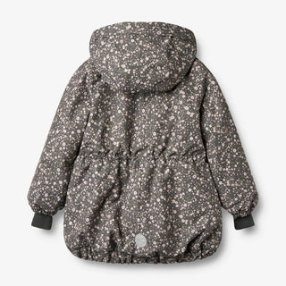 Winterjacke Tove Tech Black Sea Flowers von Wheat