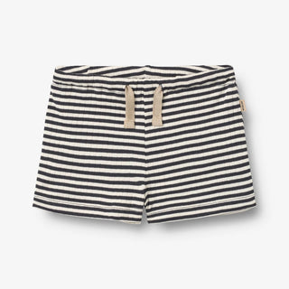 Shorts Vic Navy Rib Stripe von Wheat