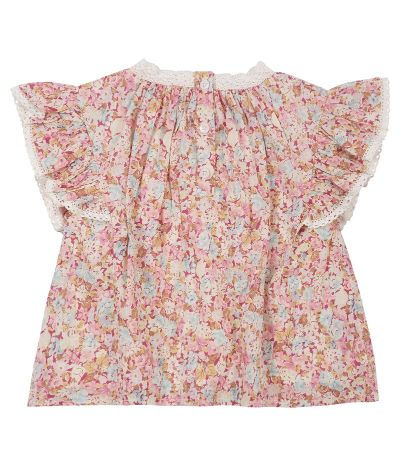 Bluse Jannila Bunt mit Pastellblumenprint von Louise Misha