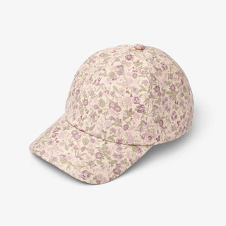 Regenkappe Mallas Beige mit Rosa-Lila Blumenprint von Wheat
