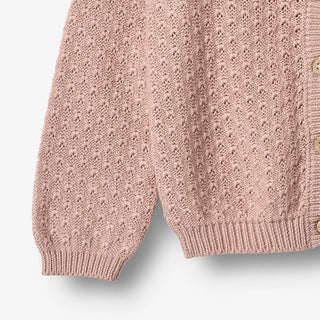 Strickjacke Magnella Rose Powder von Wheat