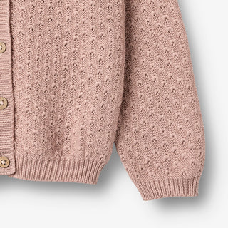 Strickjacke Magnella Rose Powder von Wheat