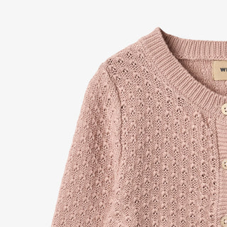 Strickjacke Magnella Rose Powder von Wheat