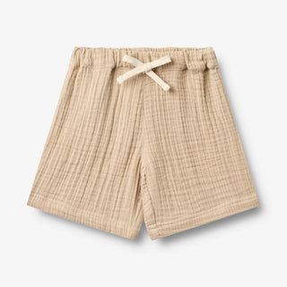 MUSSELINSHORTS ATLASZ WARM SAND VON WHEAT