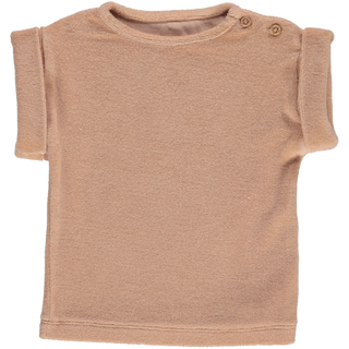 T-Shirt Frottee Laurier Caramel von Poudre Organic