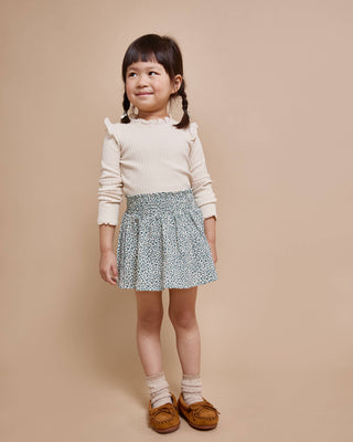 Ripp Langarm-Shirt Ivory von Búho Barcelona
