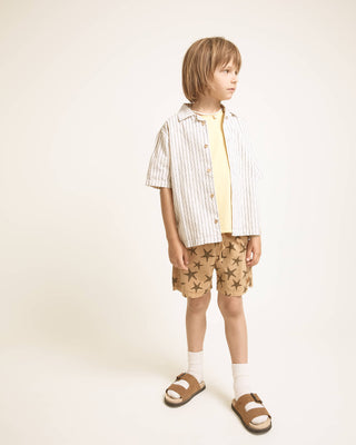 Leinen-Hemd Only Schwarz gestreift von Búho