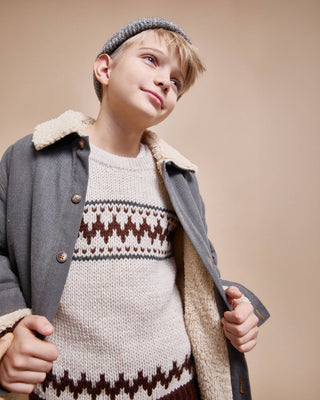 Strick Pullover Unico Folk von Búho Barcelona