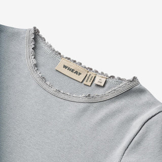 Modal Rib-Langarmshirt Cloudy Sky von Wheat