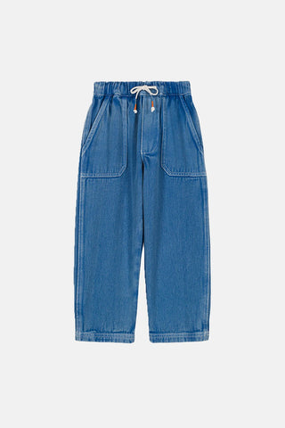 JEANSHOSE BORSHAN STONE BLUE VON LOUISE MISHA