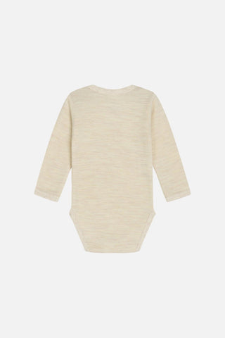 Merino-Wolle Body Bo Uni Beige von Hust & Claire