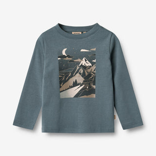 Pyjama Matheo Petrol mit Bergprint von Wheat