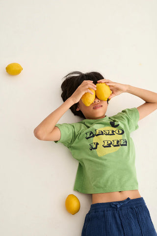 T-Shirt Olmo green Lemon von Cozmo