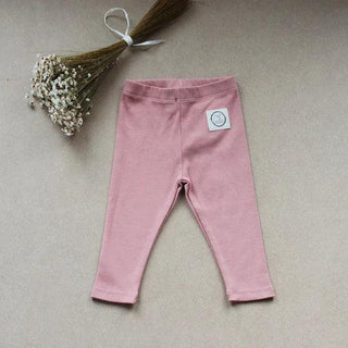 Organic Rib Leggings Dusty Rose von Cosy Roots