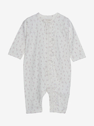 Pyjama von Fixoni Weiss mit Blumenprint