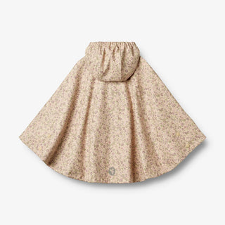 Regencape Beige mit Rosa-Lila Blumenprint von Wheat