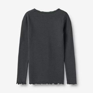 Modal Rib Langarmshirt Reese Night von Wheat