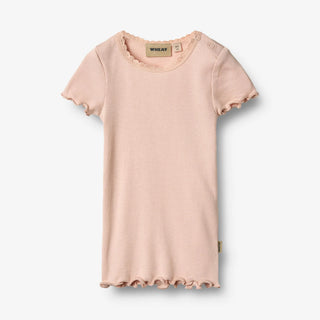 Modal Rib T-Shirt Katie Powder von Wheat