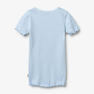 Modal Rib T-Shirt Katie Air Hellblau von Wheat