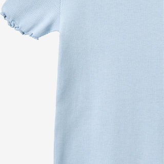 Modal Rib T-Shirt Katie Air Hellblau von Wheat