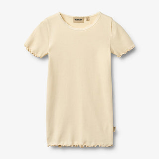 Modal Rib T-Shirt Katie Barely Apricot von Wheat