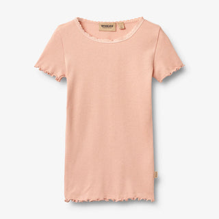 Modal Rib T-Shirt Katie Rose Cloud von Wheat