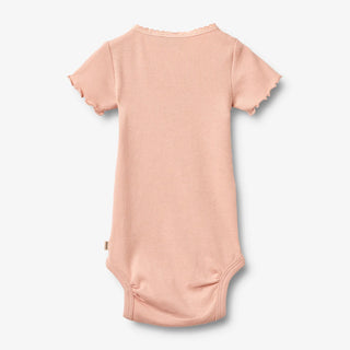 MODAL KURZARM RIB-BODY EDNA ROSE CLOUD VON WHEAT