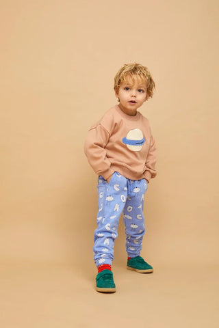 Pullover Hellbraun mit Saturnmotiv von Sproet & Sprout