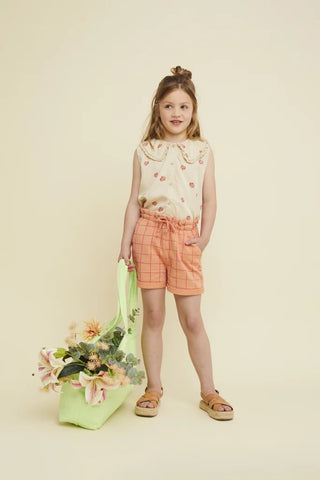 Shorts Rosa-Pink kariert von Sproet & Sprout