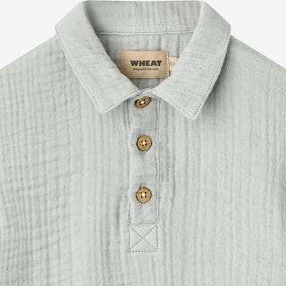 MUSSELINHEMD SVEND LIGHT BLUE VON WHEAT