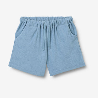 FROTTEESHORTS KALLE FADED DENIM BLAU VON WHEAT