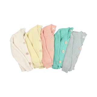 Strick Cardigan Mint für Kinder von Buho