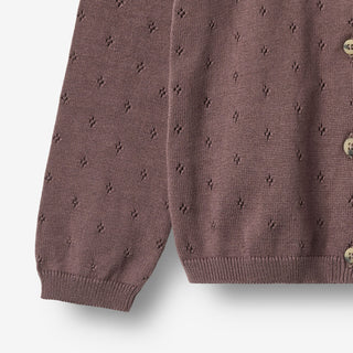 Strickjacke Maia Plum von Wheat