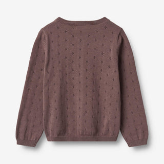 Strickjacke Maia Plum von Wheat