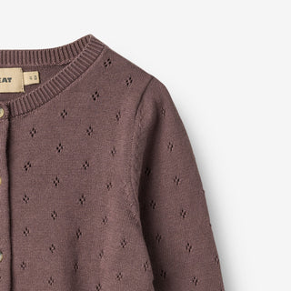 Strickjacke Maia Plum von Wheat