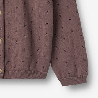 Strickjacke Maia Plum von Wheat
