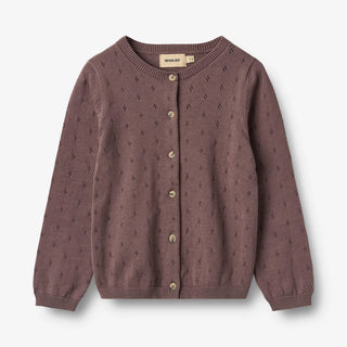 Strickjacke Maia Plum von Wheat