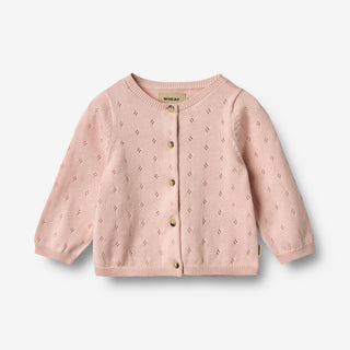 Baby-Strickjacke Maia Powder von Wheat