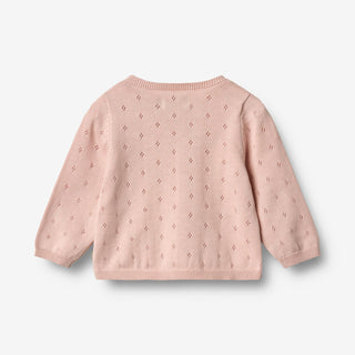 Baby-Strickjacke Maia Powder von Wheat