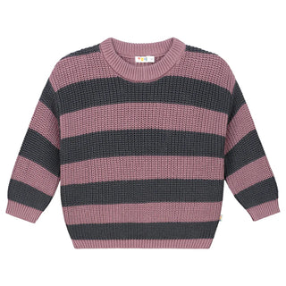Strickpullover Heather gestreift für Kinder von Yuki