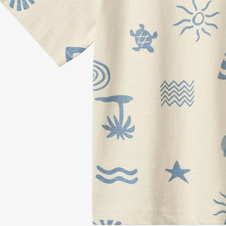 T-Shirt Tommy Summer Island mit Muschelprint von Wheat