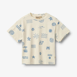T-Shirt Tommy Summer Island mit Muschelprint von Wheat