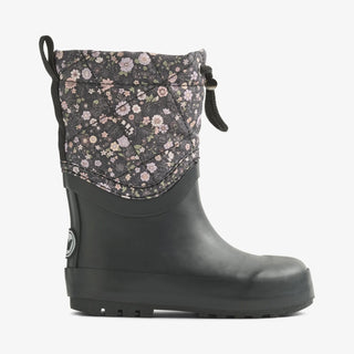 Gummi-Schneestiefel gefüttert Black Sea Flowers von Wheat