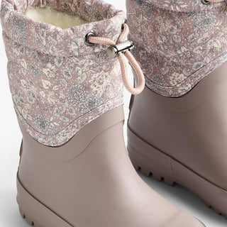 Gummi-Schneestiefel gefüttert Dry Rose Flowers von Wheat
