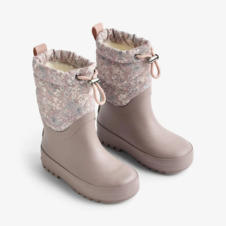 Gummi-Schneestiefel gefüttert Dry Rose Flowers von Wheat