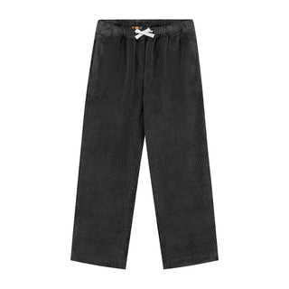 Cord Hose Charcoal Grau-Schwarz für Kinder von Yuki
