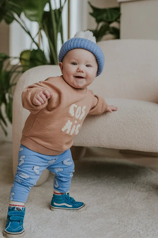 Sportsocken Weiss mit bunten Streifen von Sproet & Sprout