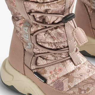 Winterboot Cosmo Golden flowers lila gefüttert von Wheat