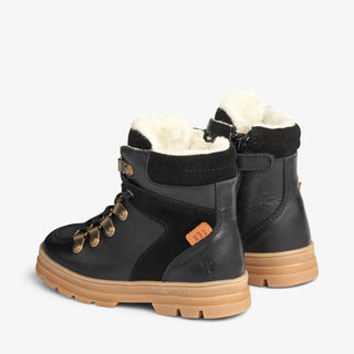 Winterboot Toni Hiker gefüttert Black von Wheat