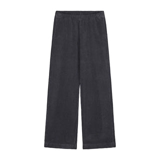 Cord Hose Charcoal Grau-Schwarz für Frauen von Yuki